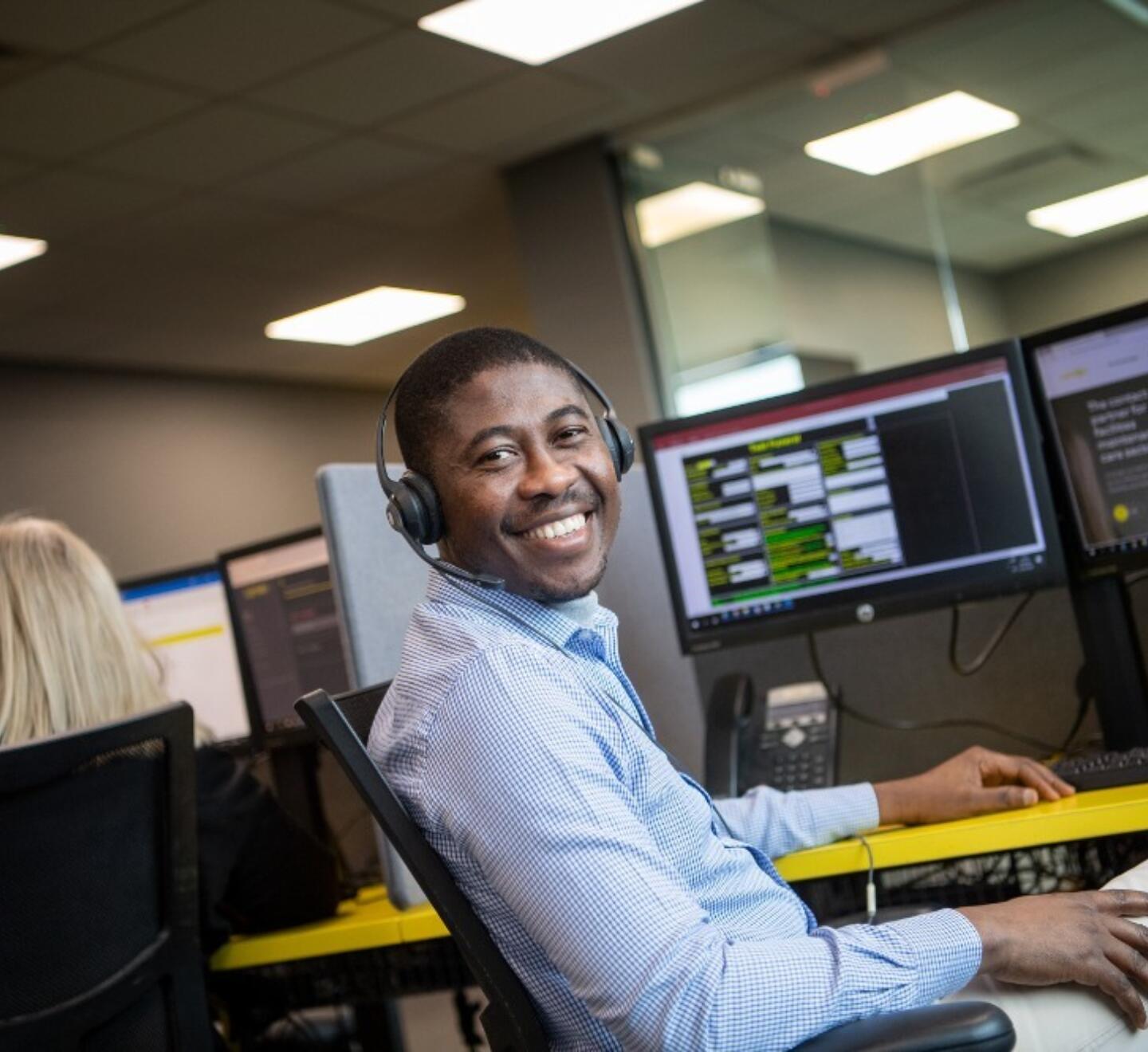 Lemon Contact Centre agent providing customer support